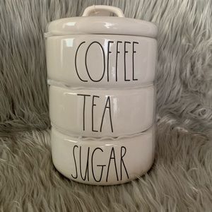 ‼️Rae Dunn Stacker coffee tea sugar